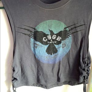 girls short sleeves shirt , size- S, brand- Forever 21, color-dark grey